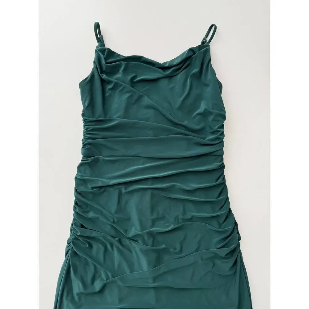 Celebrate DB studio bridesmaid green formal maxi dress - size 8
